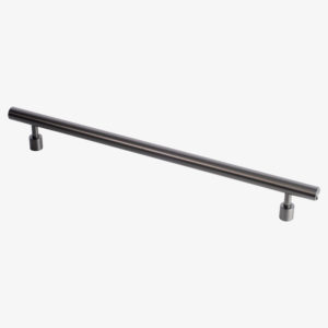 #71-118 Black Stainless Steel Round Bar Appliance Handle