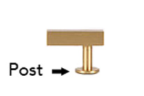 Installation Square Bar Knob