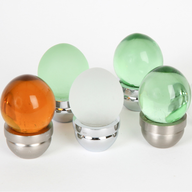 Acorn Glass Knobs