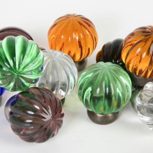 Melon Glass Knobs