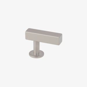 #11-101 Square Bar Knob in Brushed Nickel