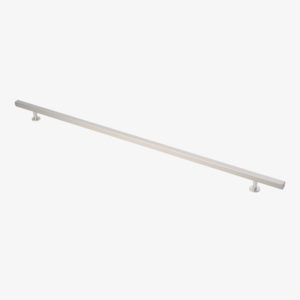 #11-106 24" Square Bar Pull in Brushed Nickel Finish