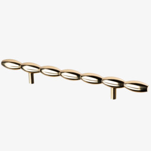 #40-104 10-1/2" Barrel Pull in Polished Brass