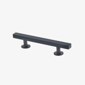 #51-102 5" Square Bar Pull in Matte Black Finish