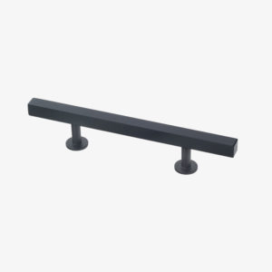 #51-103 7" Square Bar Pull in Matte Black Finish