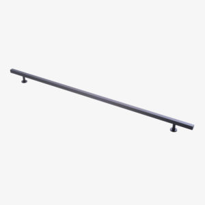 #51-106 24" Square Bar Pull in Matte Black Finish