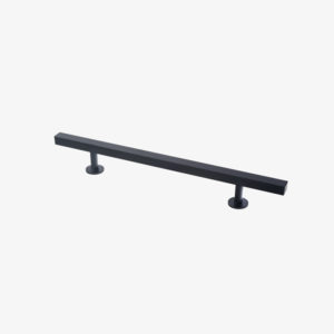 #51-107 Square Bar Appliance Handle in Matte Black Finish
