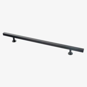 #51-108 14" Square Bar Pull in Matte Black