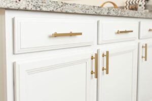 Champagne Colored Glasses - DIY Kitchen Improvements
